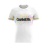 Spectrum Kinetic soccer jersey front view — First XI Studio premium football kit