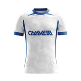 Alpine Precision soccer jersey front view — First XI Studio premium football kit