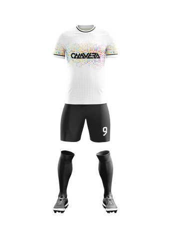 Spectrum Kinetic football jersey back view — First XI Studio performance wear