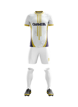 Gilded Zenith football jersey back view — First XI Studio performance wear