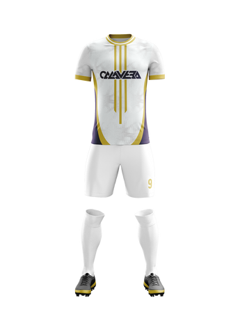 Gilded Zenith football jersey back view — First XI Studio performance wear