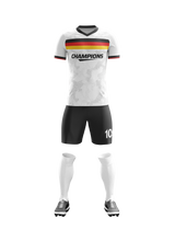 Prism Pulse football jersey back view — First XI Studio performance wear