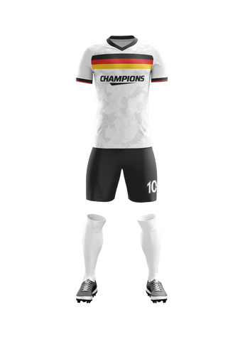 Prism Pulse football jersey back view — First XI Studio performance wear