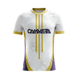 Gilded Zenith soccer jersey front view — First XI Studio premium football kit