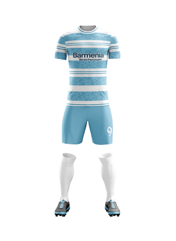 Alpine Horizon football jersey back view — First XI Studio performance wear