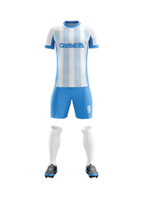 Ether Flow football jersey back view — First XI Studio performance wear
