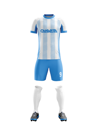 Ether Flow football jersey back view — First XI Studio performance wear