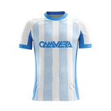 Ether Flow soccer jersey front view — First XI Studio premium football kit